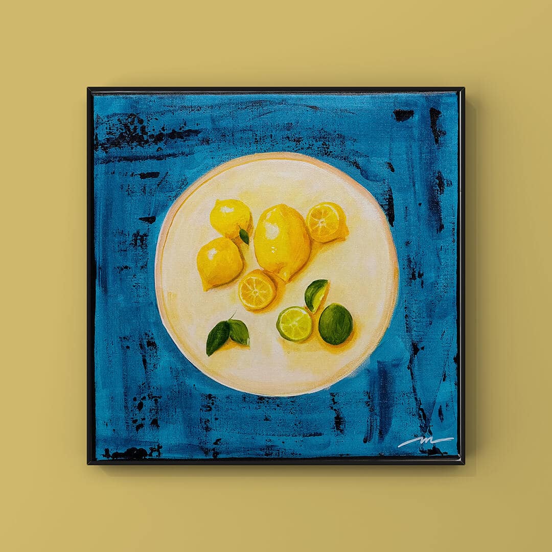 Obraz akryl Citrus 50 x 50 cm