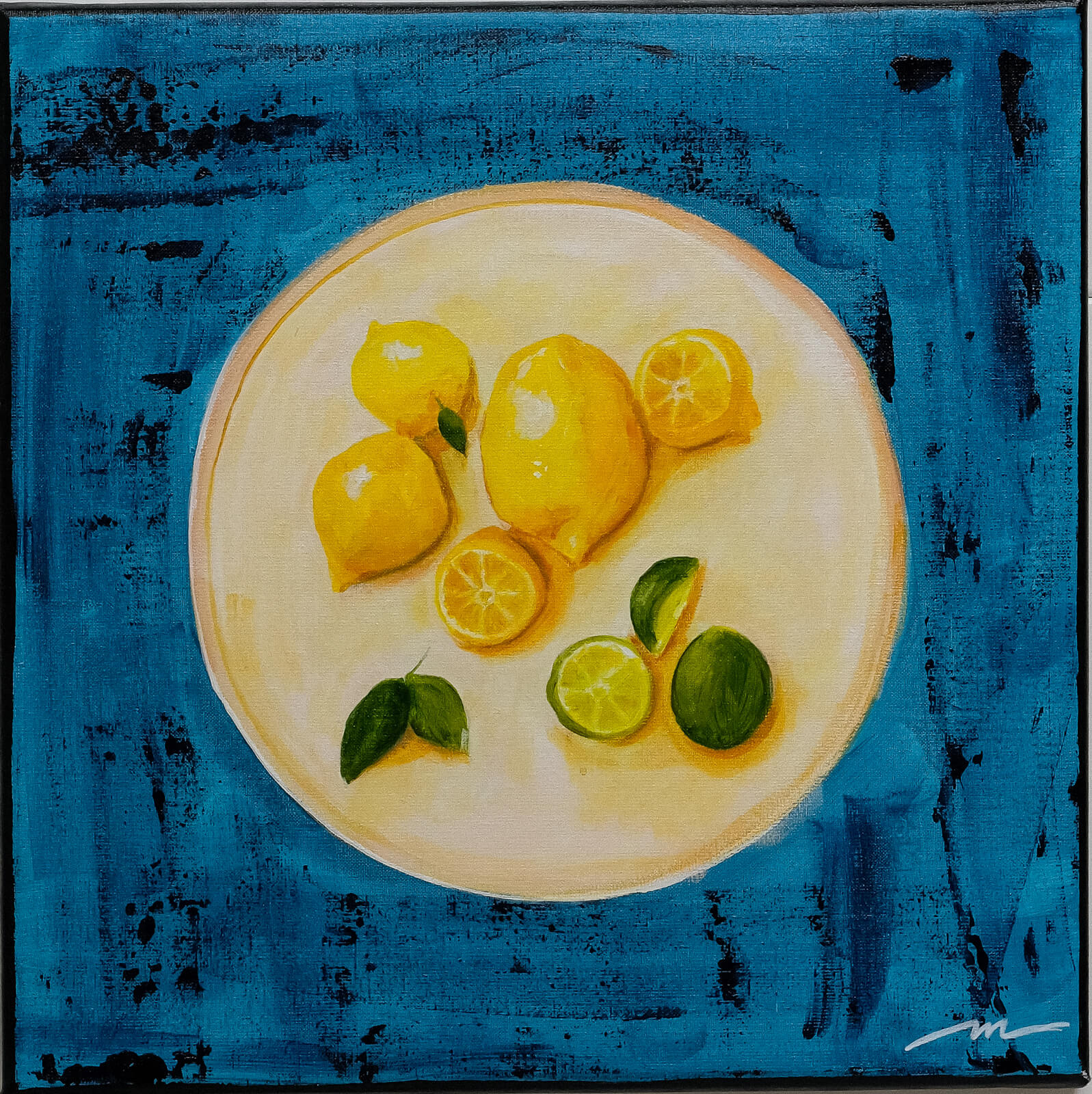 Obraz akryl Citrus 50 x 50 cm