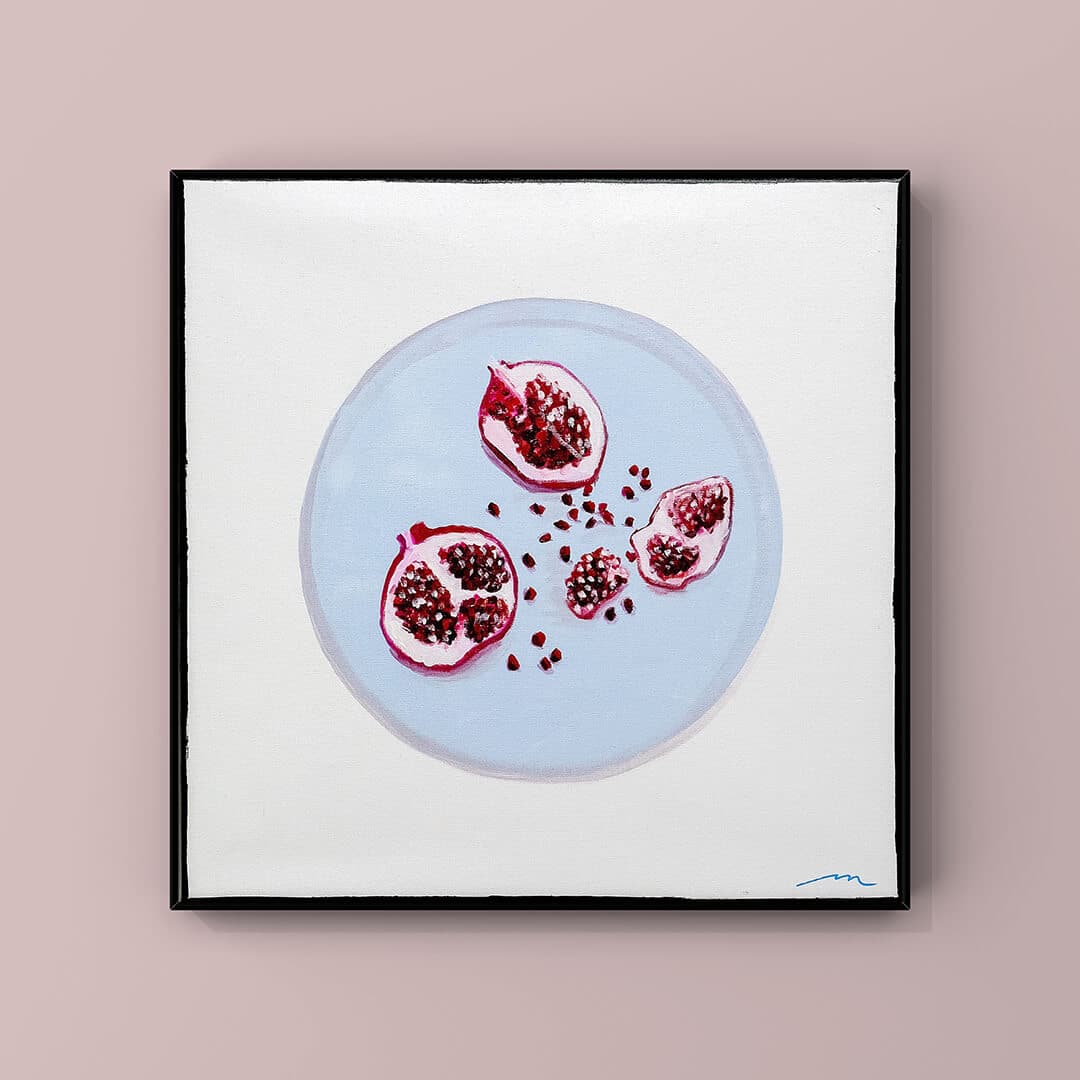 Obraz akryl Pomegranate 50 x 50 cm