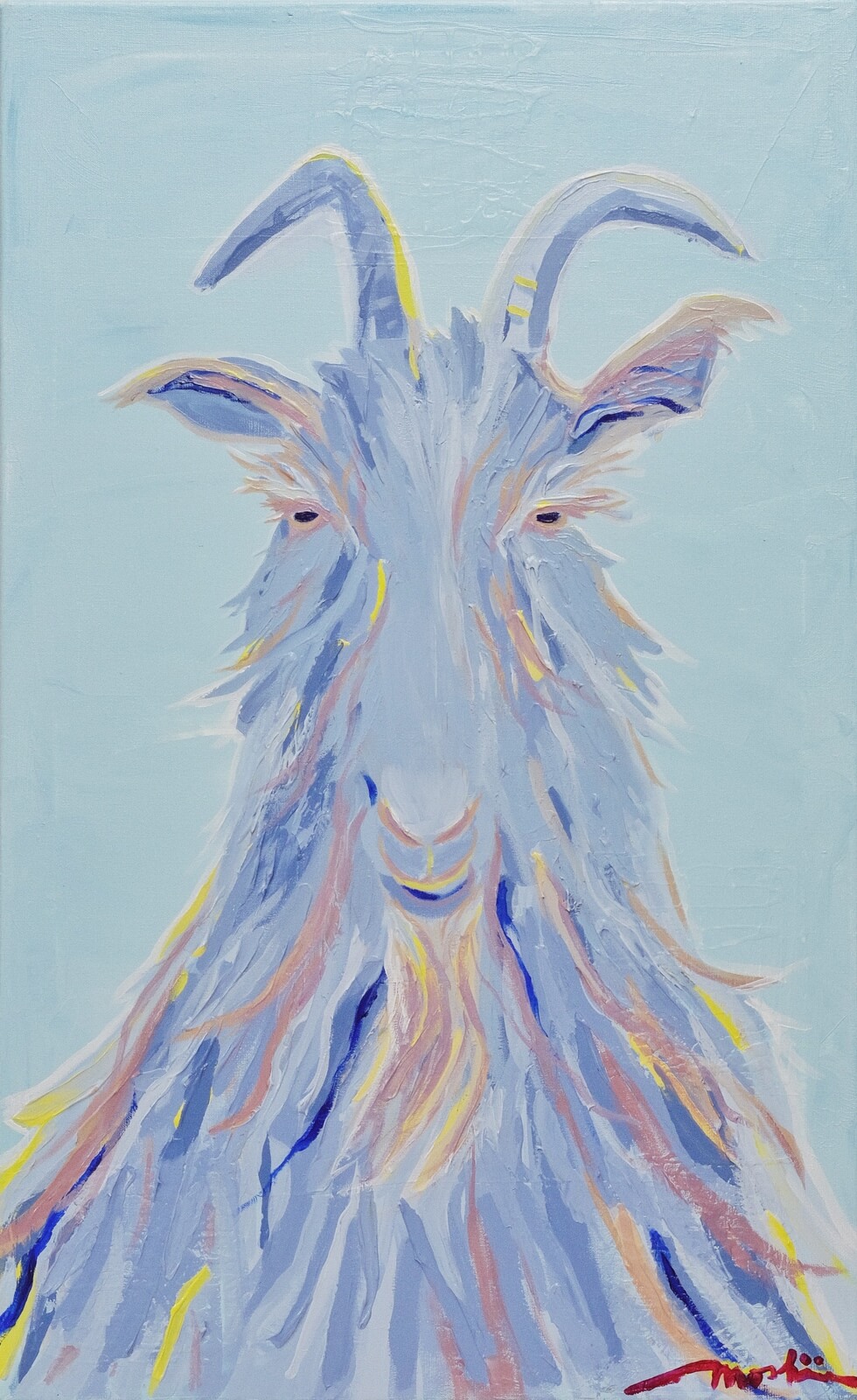 Obraz akryl Pop art goat 60 x 100 cm